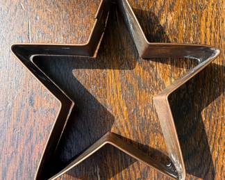 $19 Vintage Copper Star Shape 5" x 5