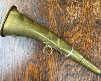 Antique Brass Nautical Fog Horn 8'