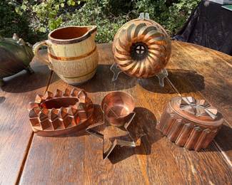Great Assortment of Copper Molds
