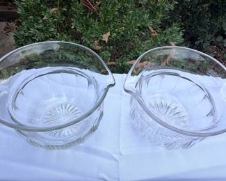 Vintage Bowls 6" wide x 4" x 5" deep
