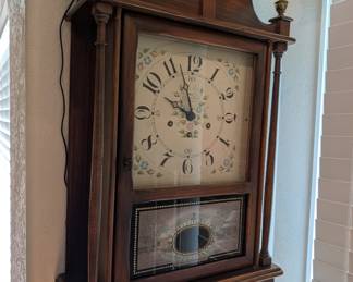 Reverse Painted Wall Clock