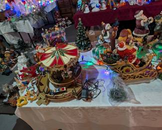 Santa Sleigh, Carousels etc 