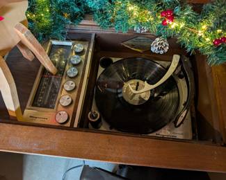 Console Stereo with Turntable