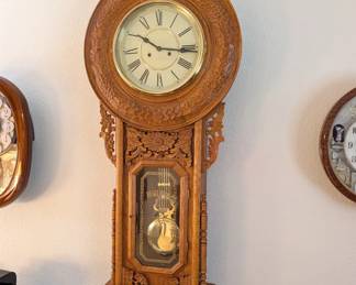 Oak Regulator Wall Clock