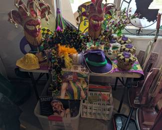 Mardi Gras Decor, Masks etc