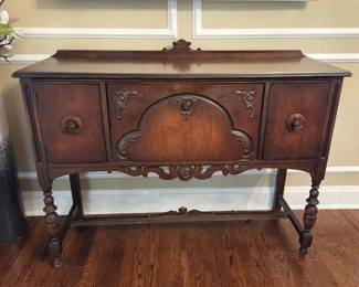 DR Lot #27 - Antique Empire Furniture Company Mahogany Buffet / Sideboard – 50"
