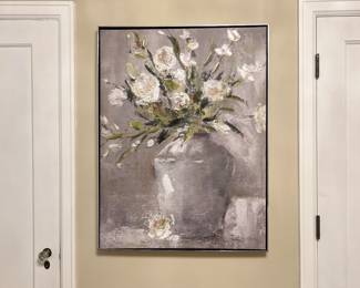 BR1 Lot #104 - Hand-Embellished Gallery-Wrapped Canvas Print titled "Country Bouquet II" by artist Carol Robinson. 31”x41