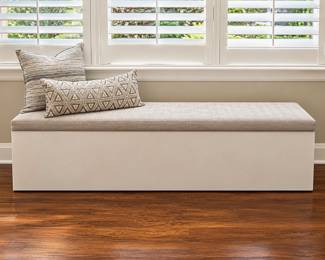 LR Lot #17 - Large Catch-All Storage Bench- 75" Long - Mermelada Estudio for CB2