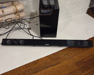 B Lot #95 - Samsung Wireless Sound Bar & Active Subwoofer with Remote