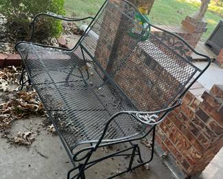 Metal glider