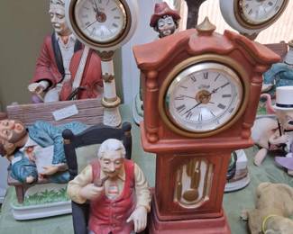 COLLECTABLE CLOCK FIGURINES