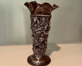 STERLING VASE