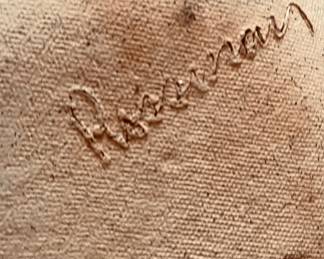 SIGNATURE ON BOTTOM