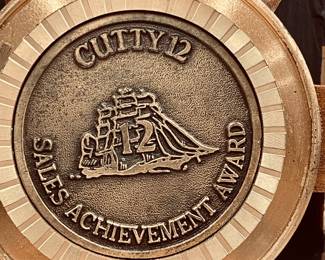 CUTTY 12 SHIPS WHEEL ACHIEVMENT AWARD