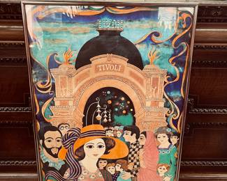 TIVOLI 1978 FRAMED POSTER