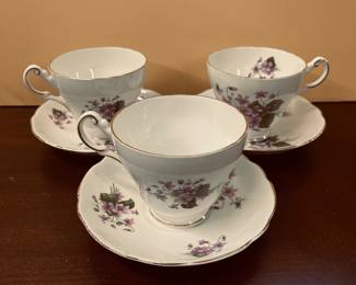 REGENCY ENGLISH BONE CHINA SET OF 3