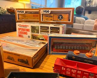Vintage 1970's Electric Train Cars (in original boxes)