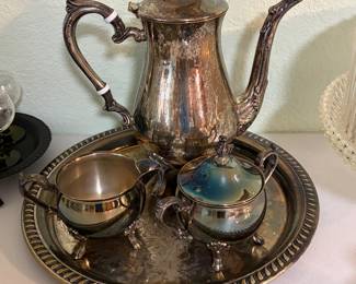 Silver-Plated Coffee/Tea Set