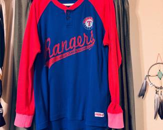 Vintage Rangers long sleeve thermal shirt