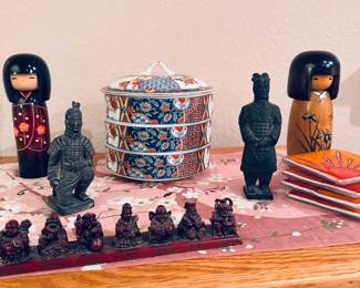 Imari three tier box