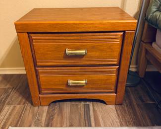 Bedside 2 drawer table