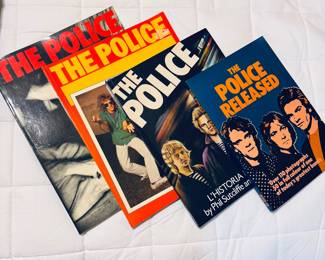 The Police paper back books/publications about the famous group that included Sting