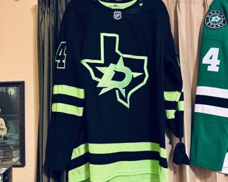 Authentic Adidas Dallas Stars Miro Heiskanen #4 Blackout Glow Jersey