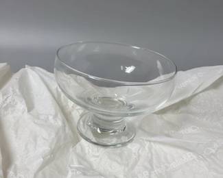 Crate  Barrel Clear Glass Cevechi Bowls