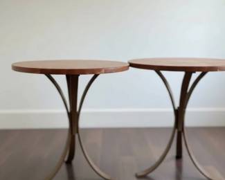Bentwood Round Side Tables