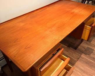 Vintage Danish Modern Teak Writing Desk