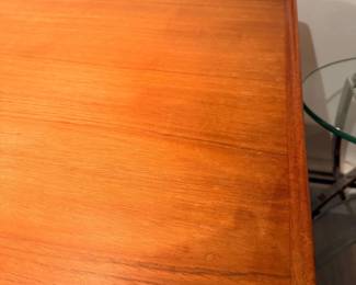 Vintage Danish Modern Teak Writing Desk fourth image