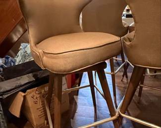 MidCentury Modern Style Swivel Bar Stools second image