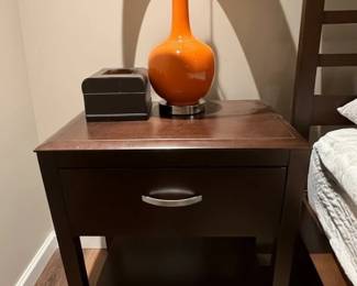 Modern Espresso Finish Nightstand