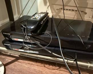 Two Samsung Bluray Disc Players with Remote
