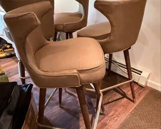 MidCentury Modern Style Swivel Bar Stools