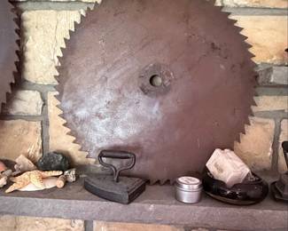 Vintage Industrial Circular Saw Blade