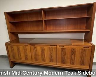 Danish MidCentury Modern Teak Sideboard
