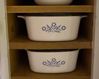 CorningWare Cornflower Blue Casserole Set