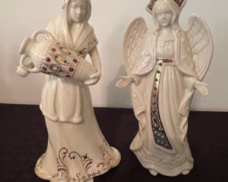 Lenox China Jewels Nativity Figurine Pair