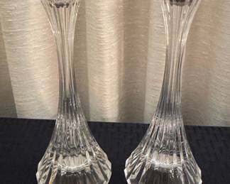 Pair of Mikasa Park Lane Crystal Candlesticks