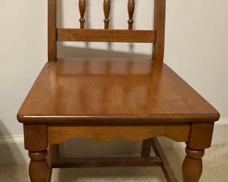 Vintage Spindle-Back Dining Chair