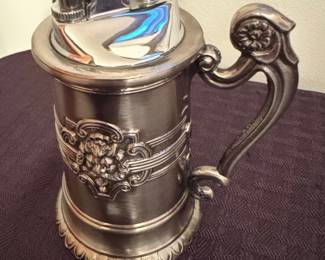 Vintage Pewter Tankard Table Lighter
