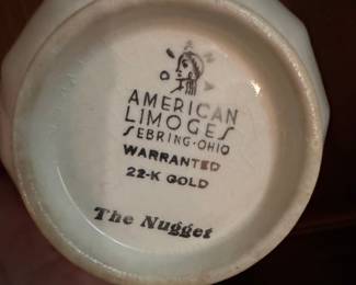 American Limoges 'The Nugget' Creamer