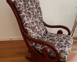 Vintage Wooden Glider Rocker