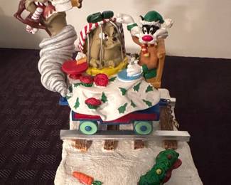 The Danbury Mint Looney Tunes Christmas Express Train Car