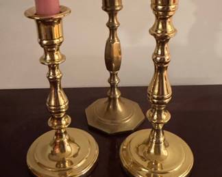 Vintage Brass Candlestick Collection