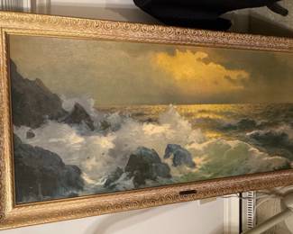Large Format Atmospheric Landscape Oil Painting