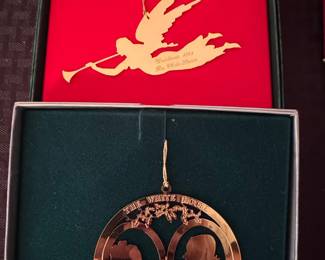 1981 and 1985 White House Christmas Ornaments
