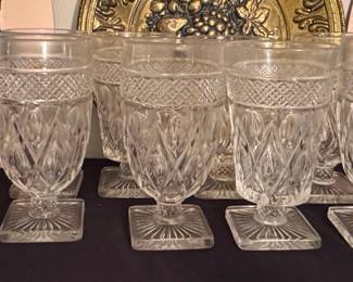 Imperial Glass Cape Cod Water Goblets