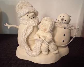 Department 56 Snowbabies 'Hooked On Knitting' Figurine